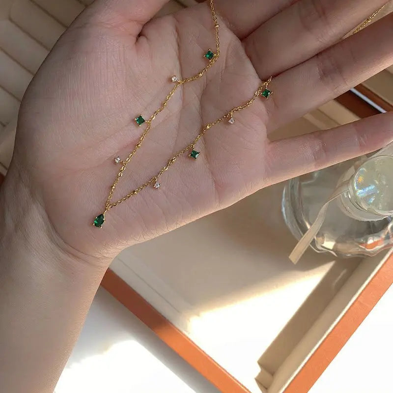 Silver Drop Necklace