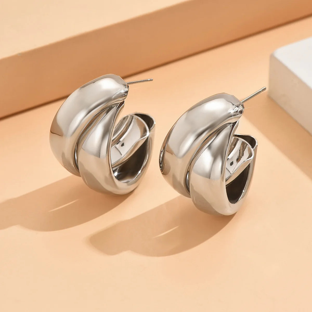 Chunky Hoop Earrings