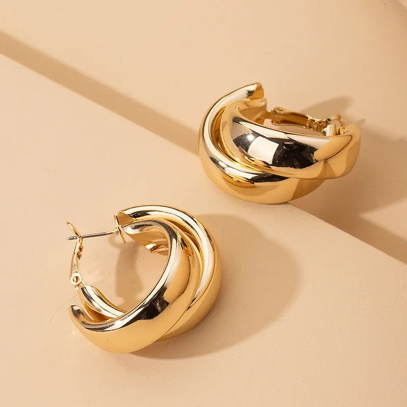Chunky Hoop Earrings