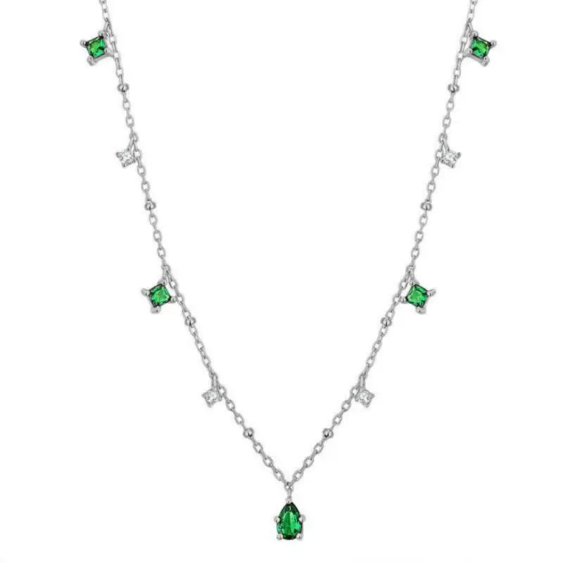 Silver Drop Necklace