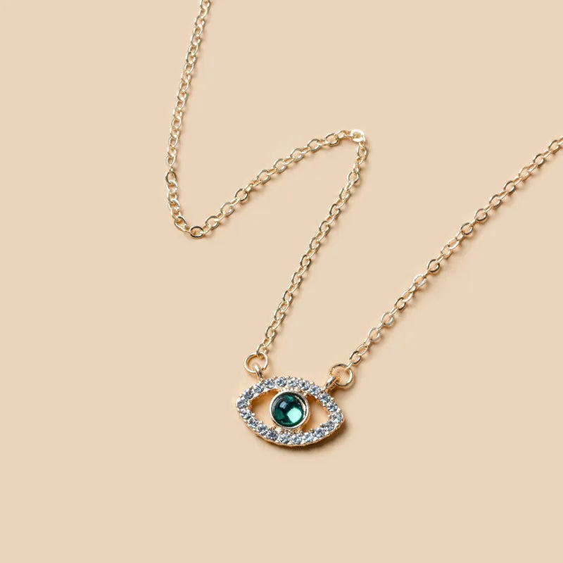 Evil Eyes Pendant Necklace
