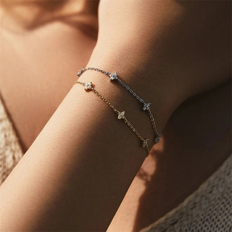 Flower Stainless Bracelet