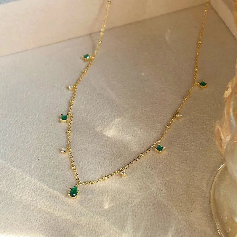 Silver Drop Necklace