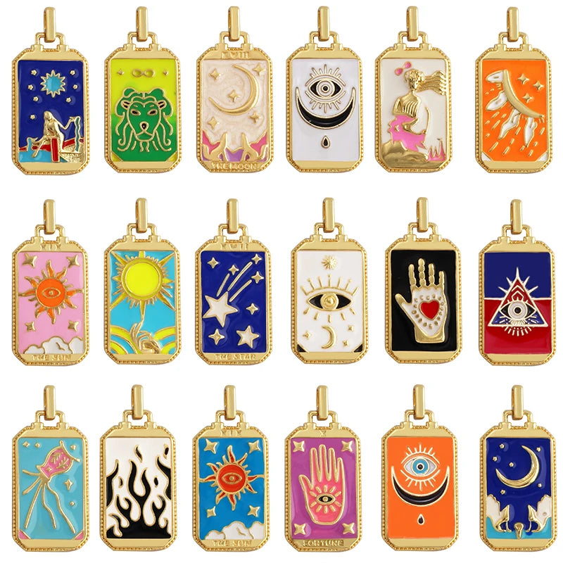 Tarot Cards Charm Pendant