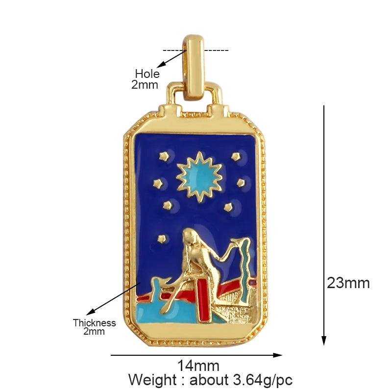 Tarot Cards Charm Pendant
