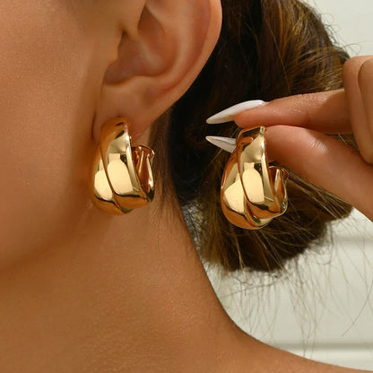 Chunky Hoop Earrings