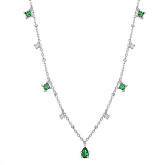 Silver Drop Necklace
