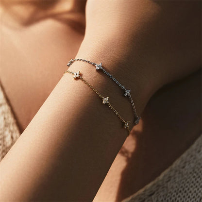 Flower Stainless Bracelet